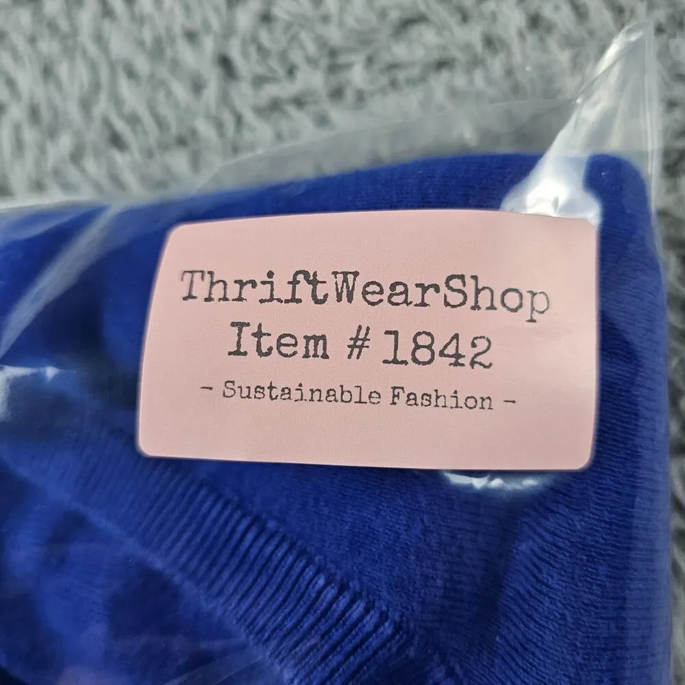 Vintage Polo Ralph Lauren Sweater Vest Mens Medium Blue Pima Pullover V Neck 90s